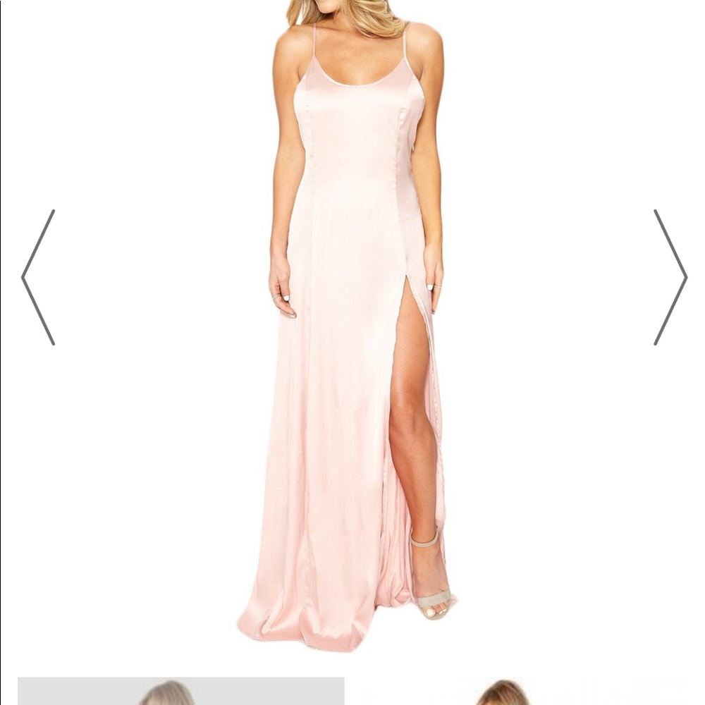 Naked wardrobe Satin dress